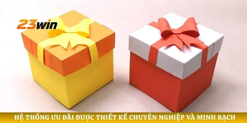 Hệ thống ưu đãi được thiết kế chuyên nghiệp và minh bạch