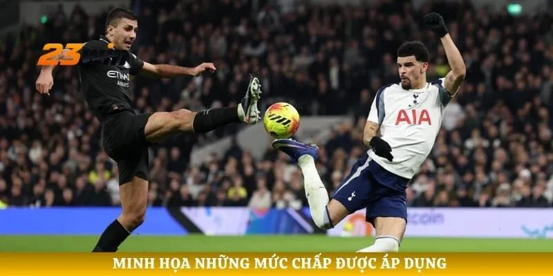 Minh họa những mức chấp được áp dụng